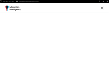 Tablet Screenshot of migrationintelligence.com